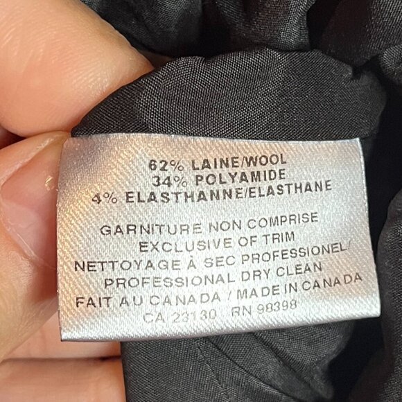 Judith & Charles red wool blend shift dress - Picture 4 of 5